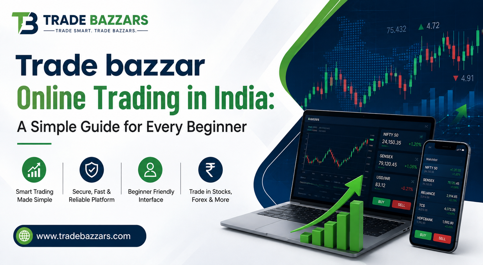 Trade bazzar Online Trading in India